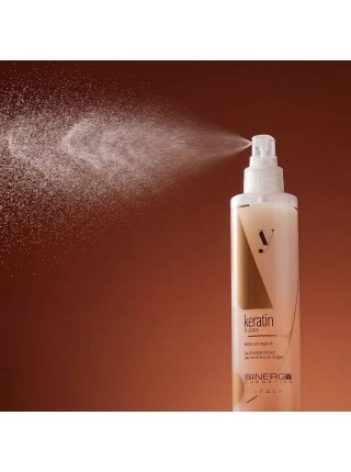 Набір Sinergy Keratin QUATRO М шампунь, маска, сироватка і спрей для сухого і пошкодженого волосся, 2х250+50+200 мл