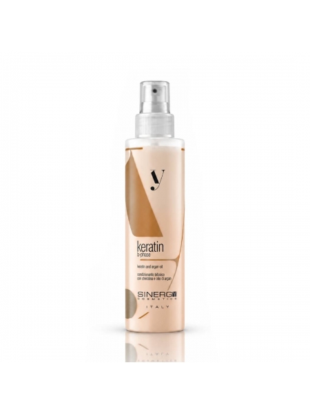 Двухфазный спрей-кондиционер Sinergy Keratin B-Phase Y 4.4 для поврежденных волос с кератином, 200 мл