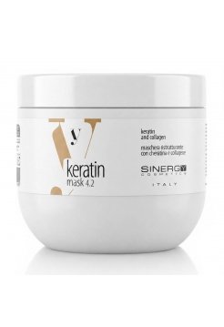Sinergy Keratin Mask Y 4.2 кондиціонер-маска для реконструкції пошкодженого волосся з кератином, 500 мл