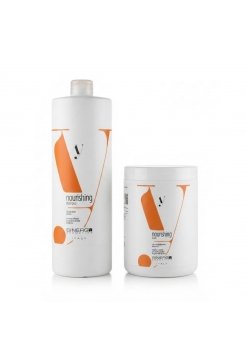 Набір Sinergy Nourishing DUO L1 шампунь і маска для сухого і пошкодженого волосся, 2х1000 мл