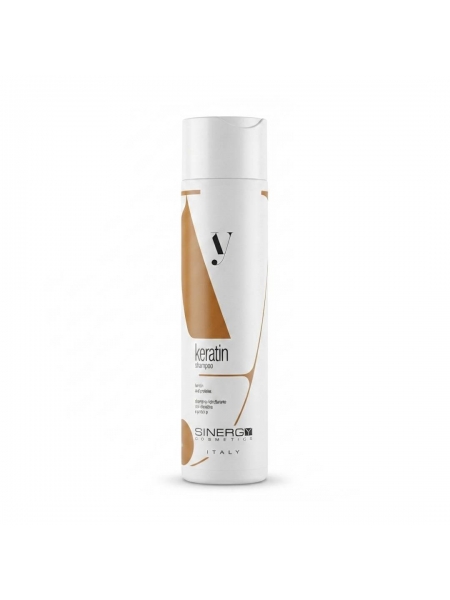 Шампунь Sinergy Keratin Shampoo Y 4.1 для реконструкції пошкодженого волосся з кератином, 250 мл