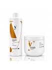 Набор Sinergy Keratin DUO L1 шампунь и маска для поврежденных волос с кератином, 2×500 мл