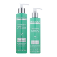 Набор Abril Et Nature Stem Cells DUO шампунь и маска для восстановления волос, 250/200 мл