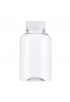 Флакон с крышечкой для розлива жидких косметических средств пластиковый прозрачный №10, 250 мл