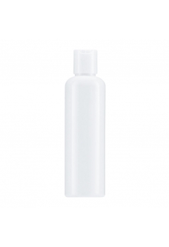 Флакон Глория с крышечкой диск-топ для розлива косметических средств пластиковый белый, 200 мл