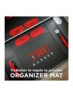 Профессиональный коврик TRU BARBER для парикмахерских инструментов, плойки, утюжка, 45х30 см