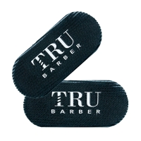 Липучка-фіксатор для волосся Tru Barber чорна (2 шт. в упаковці) чорна