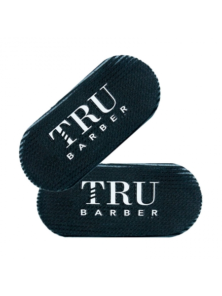 Липучка-фіксатор для волосся Tru Barber чорна (2 шт. в упаковці) чорна