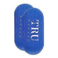 Липучка-фіксатор для волосся Tru Barber чорна (2 шт. в упаковці) синя