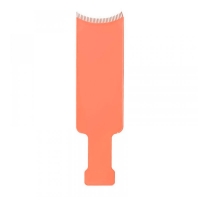 Лопатка-расческа планшет с зубцами для окрашивания, мелирования и балаяжа волос T&G, 33 см розовая