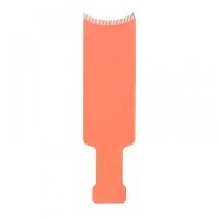 Лопатка-расческа планшет с зубцами для окрашивания, мелирования и балаяжа волос T&G, 33 см розовая