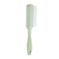 Масажна щітка Fashion Candy Comb для укладання волосся пласка салатова