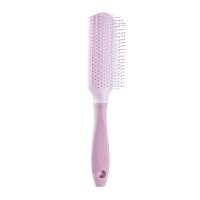 Массажная щетка Fashion Candy Comb для укладки волос плоская сиреневая