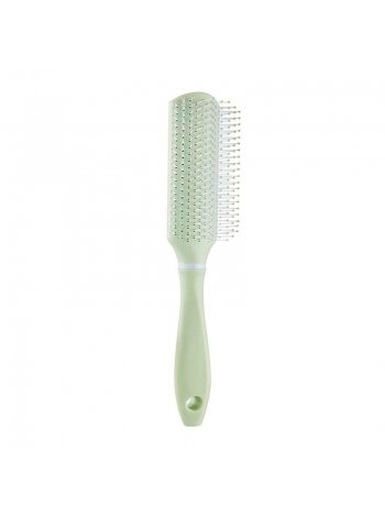 Масажна щітка Fashion Candy Comb для укладання волосся пласка салатова
