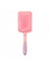 Массажная щетка Fashion Candy Massage Comb для укладки волос прямоугольная розовая