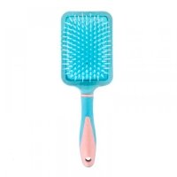 Массажная щетка Fashion Candy Massage Comb для укладки волос прямоугольная голубая