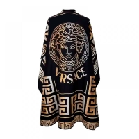 Парикмахерская накидка-пеньюар для клиента Versace-1 водостойкий нейлон 140х160 см