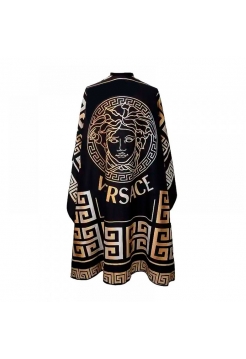Перукарська накидка-пеньюар для клієнта Versace-1 водостійкий нейлон 140х160 см