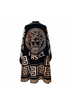 Парикмахерская накидка-пеньюар для клиента Versace-1 водостойкий нейлон 140х160 см