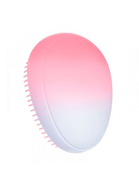 Гребінець-яйце Egg Detangler Compact Hair Brush для розплутування волосся рожевий