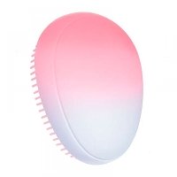 Гребінець-яйце Egg Detangler Compact Hair Brush для розплутування волосся рожевий