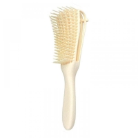 Гребінець з регулюванням щетини для кучерявого волосся Flexi Detangling Brush жовтий