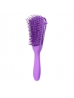 Гребінець з регулюванням щетини для кучерявого волосся Flexi Detangling Brush лиловий