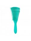 Расчёска с регулировкой щетины для вьющихся и курчавых волос Flexi Detangling Brush зеленая