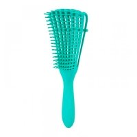 Гребінець з регулюванням щетини для кучерявого волосся Flexi Detangling Brush зелений