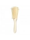 Гребінець з регулюванням щетини для кучерявого волосся Flexi Detangling Brush жовтий