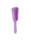 Гребінець з регулюванням щетини для кучерявого волосся Flexi Detangling Brush лиловий