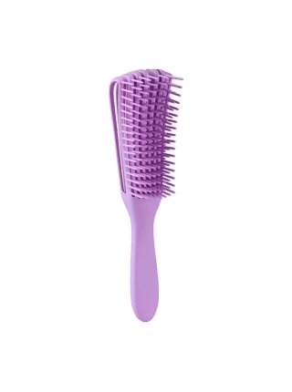 Расчёска с регулировкой щетины для вьющихся и курчавых волос Flexi Detangling Brush лиловая
