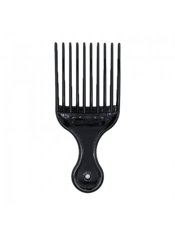 Гребень Professional Afro Hair Picker пластиковый черный 130 мм 35139
