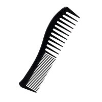 Гребень для стрижки и укладки волос Professional Hair Comb ABS двухсторонний антистатический термостойкий 19х5 см черный