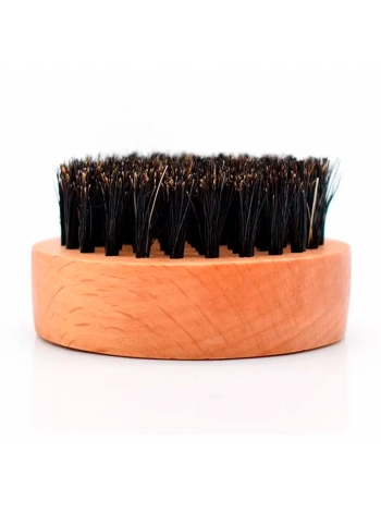 Щетка для фейда, бороды Barber Beard Brush для барбера, парикмахера круглая 5,5 см