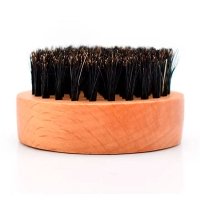 Щітка для фейда, бороди Barber Beard Brush для барбера, перукаря кругла 5,5 см