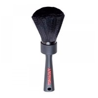 Щітка змітка волосся шиї після стрижки TONI&GUY для перукаря барбера довга чорна 20 см