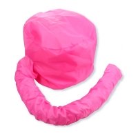 Шапка термо-ковпак сушуар для сушіння волосся феном рожева