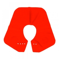 Воротник-утяжелитель милькоуп парикмахерский силиконовый Happy Hair красный