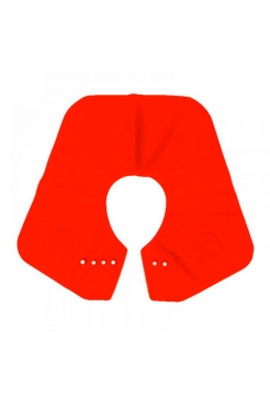 Комір-обтяжувач милькоуп перукарський силіконовий Happy Hair червоний