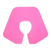 Комір-обтяжувач милькоуп перукарський силіконовий Happy Hair рожевий