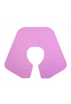 Комір-обтяжувач милькоуп перукарський силіконовий Happy Hair бузковий