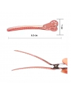 Зажимы-шпильки для стрижки волос проборные Утка металлические 9,5 см набор 6 шт. медные