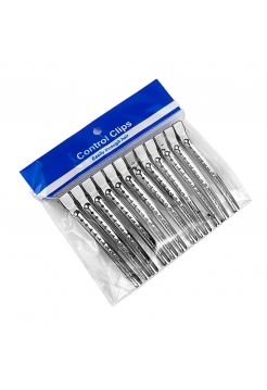 Зажимы-шпильки Утка для стрижки волос проборные металлические 10,5 см набор