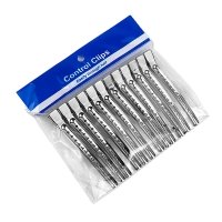 Затискачі-шпильки Качка для стрижки волосся пробірні металеві 10,5 см набір