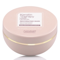 Кератиновая маска Alfaparf Lisse Design Keratin Therapy Rehydrating Mask для увлажнения сухих и поврежденных волос 200 мл