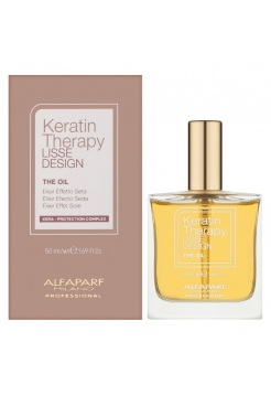 Кератиновое масло Alfaparf Lisse Design Keratin Therapy Oil для сухих и поврежденных волос 50 мл