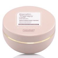 Кератиновая маска Alfaparf Lisse Design Keratin Therapy Rehydrating Mask для увлажнения сухих и поврежденных волос 200 мл