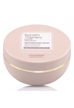 Кератинова маска Alfaparf Lisse Design Keratin Therapy Rehydrating Mask для зволоження сухого і пошкодженого волосся 200 мл