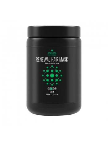 Маска "Восстановление" для поврежденных волос Anagana Renewal Mask for damaged hair, 1000 мл